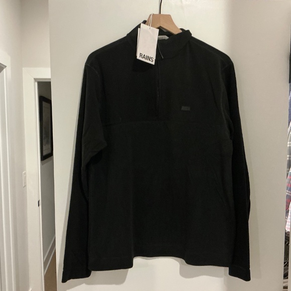 RAINS Addis Fleece Half Zip NWT - SIZE M - Picture 7 of 8